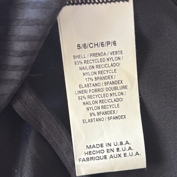 Vitamin A Swim KARA Bikini Top Black Sz 6 - Picture 9 of 10